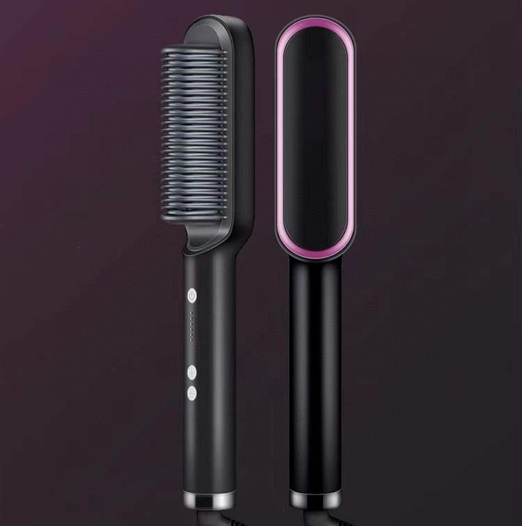 Kallosi 2 in 1 Straightener Comb Curling Brush