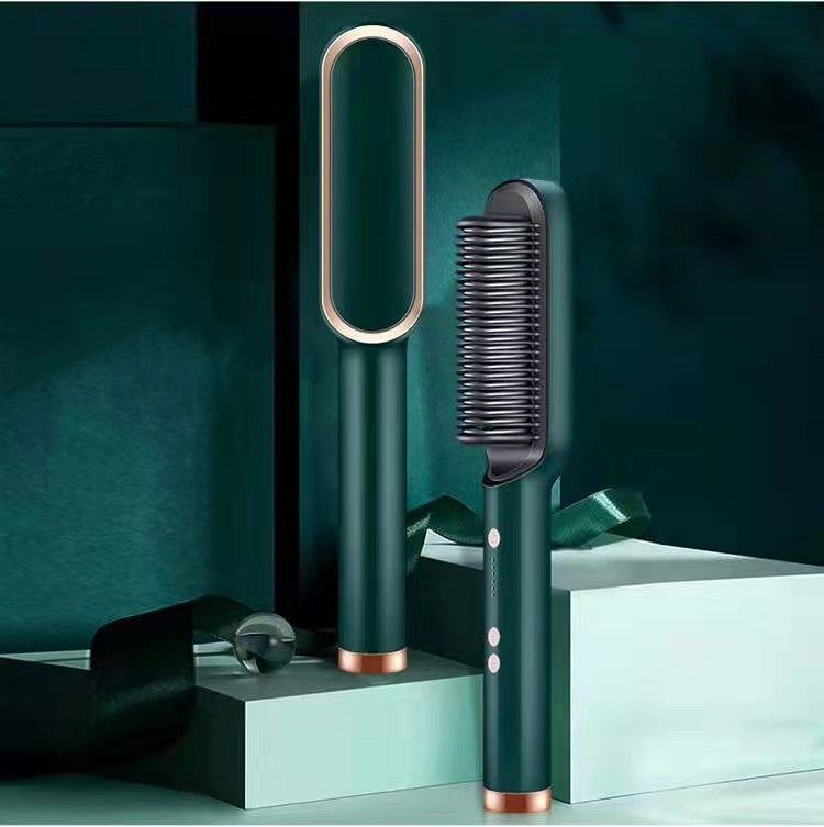 Kallosi 2 in 1 Straightener Comb Curling Brush