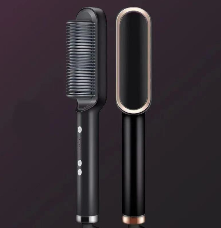 Kallosi 2 in 1 Straightener Comb Curling Brush